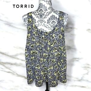 TORRID Sheer Animal Print Sleeveless- 1